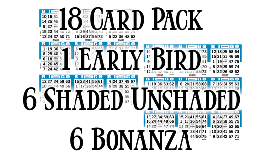 Mega Bingo Packet - 18 Face