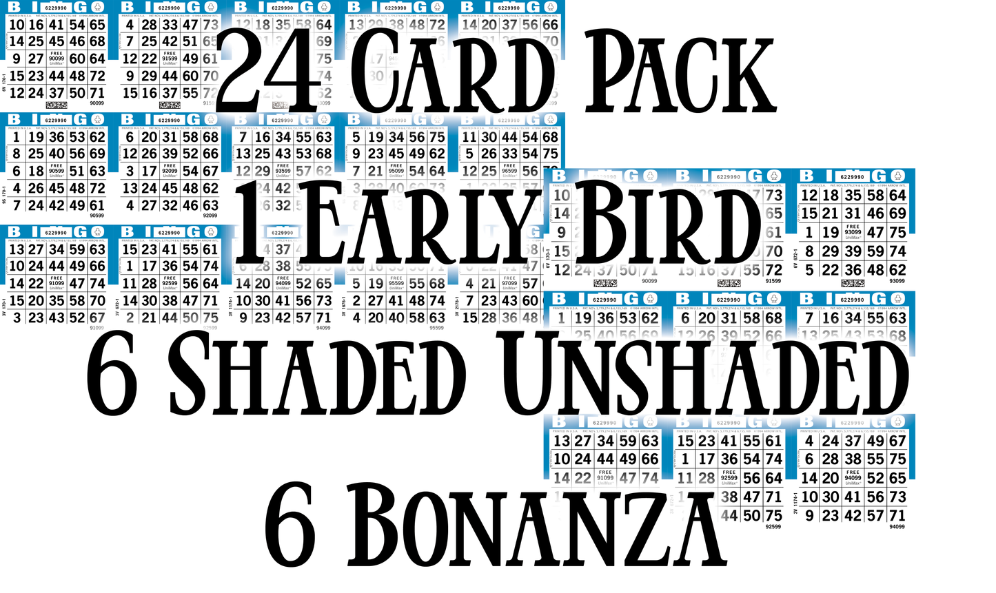 Mega Bingo Packet - 24 Face