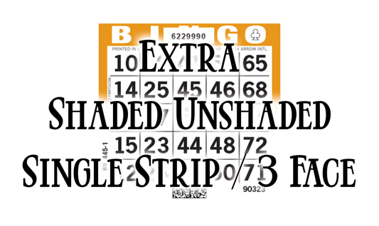 **EXTRA** Mega Bingo Packet - Extra Strip (1) - Shaded / Unshaded